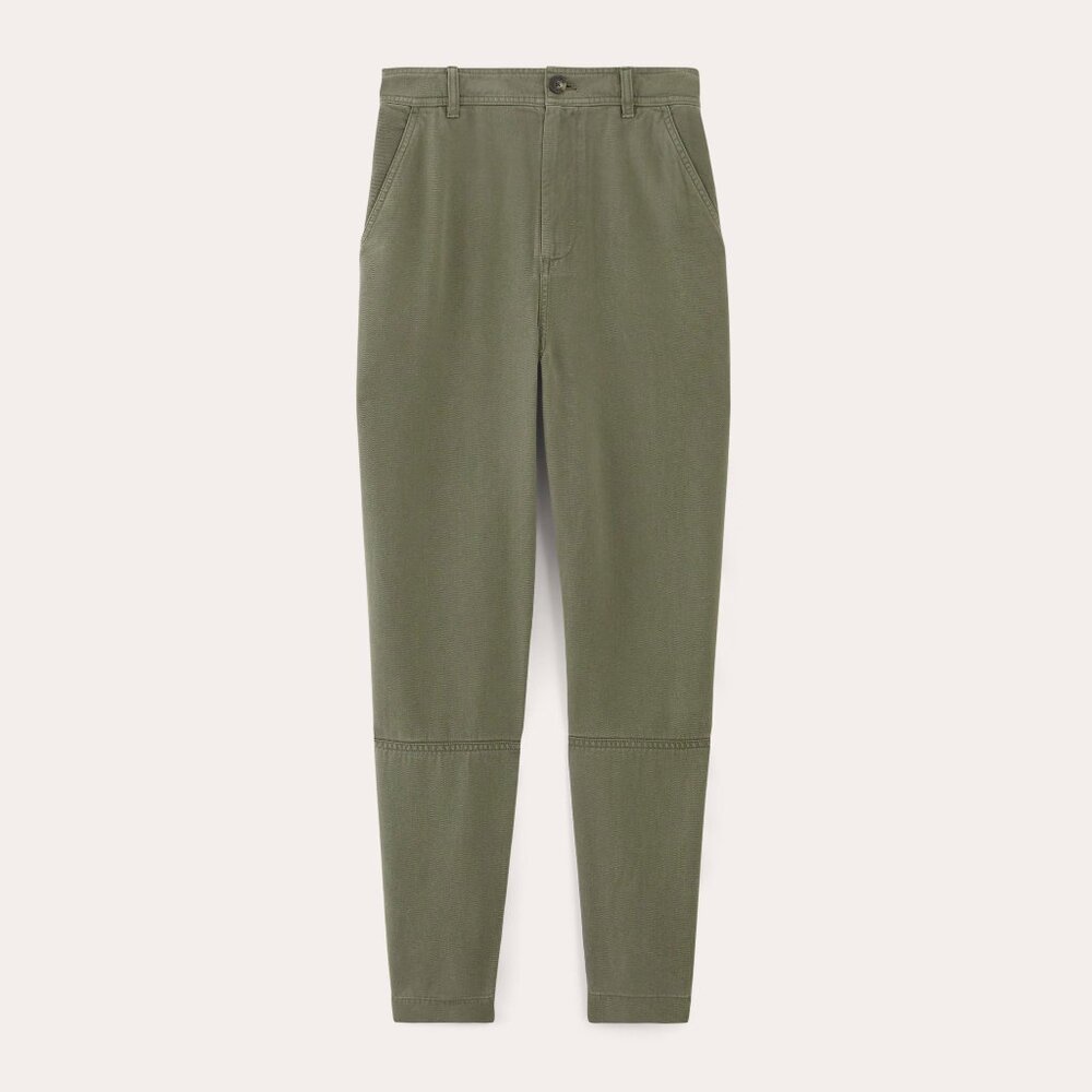 Everlane Women's Chino in Buttersoft in Olive, Size 6